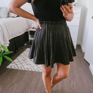 Pleated Zara Mini Skirt